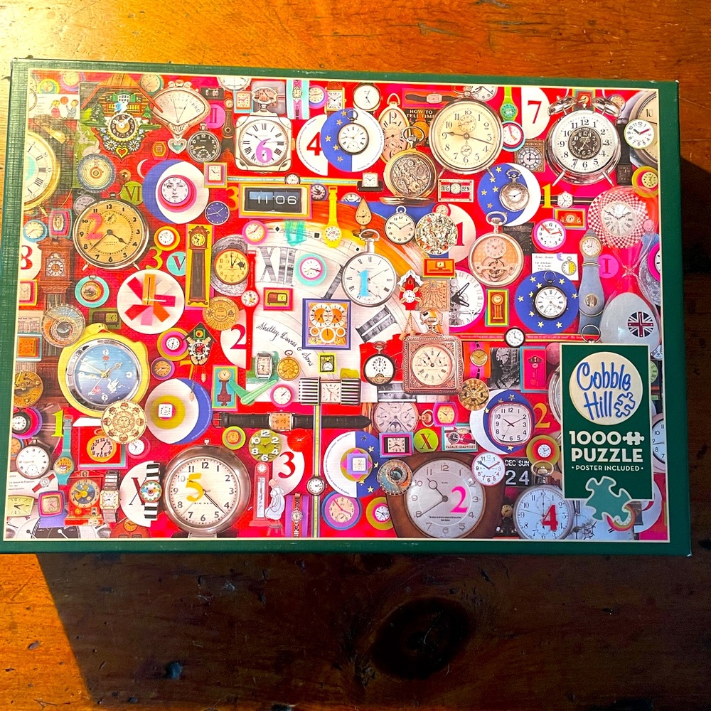 “TIMEPIECES” 1,000 PIECE PUZZLE BY COBBLE HILL MINT & COMPLETE CONDITION ALL PCS